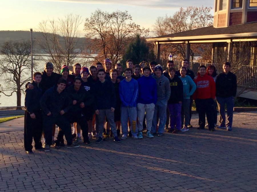 This is the first group of Juniors to go on Kairos retreat in November at Mcquaid Jesuit High School. They went to Camp Stella Marris and were getting closer to their brothers.