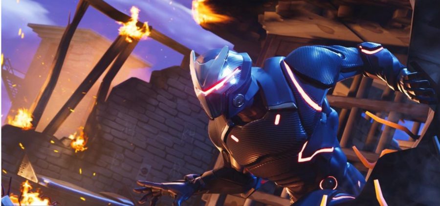 A+loading+screen+in+Fortnite+Battle+Royale%2C+featuring+the+new+Carbide+outfit+that+comes+with+the+Battle+Pass.