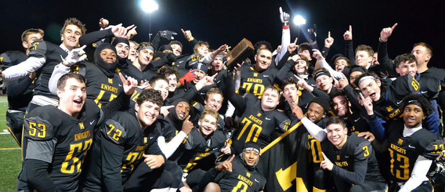 McQuaid Jesuit defeats their rival Aquinas, to win their first sectional championship since 1978.