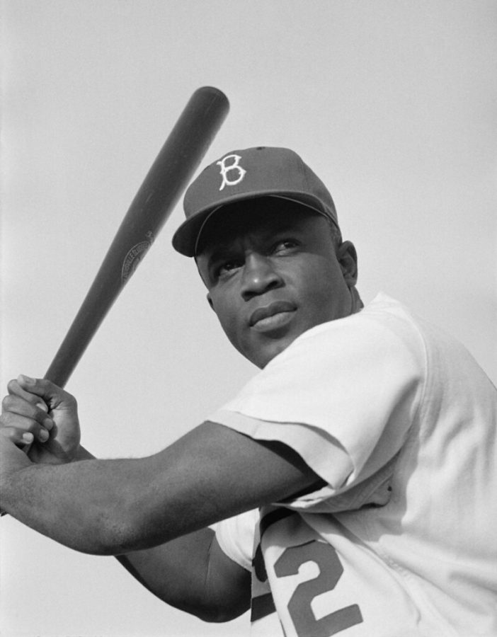 Jackie+Robinson+poses+for+a+picture+in+1954.+Being+the+first+Black+man+in+the+MLB%2C+Robinson+was+an+inspiration+for+all+and+continues+to+be+one+to+this+day.