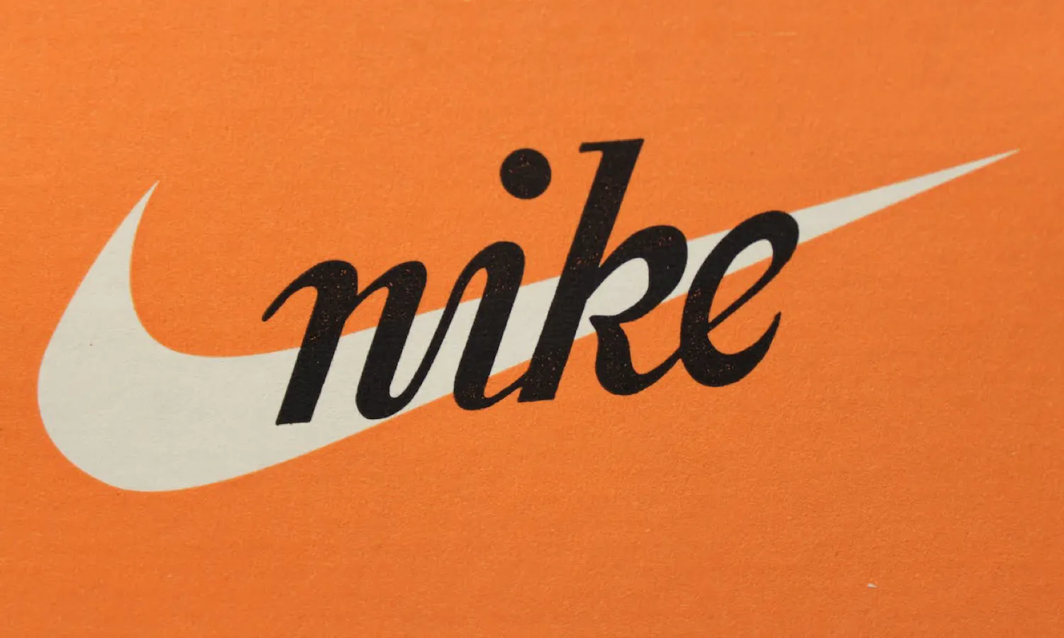 nike symbol orange